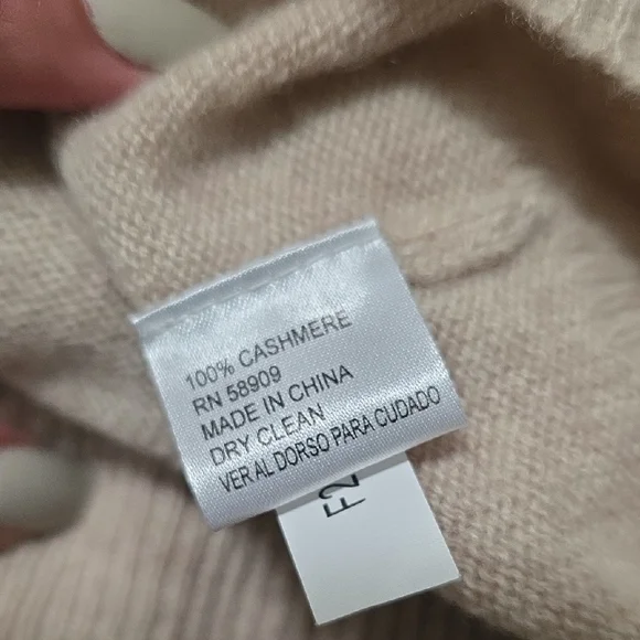 Alex Marie Beige Turtleneck Sweater - Picture 5 of 5